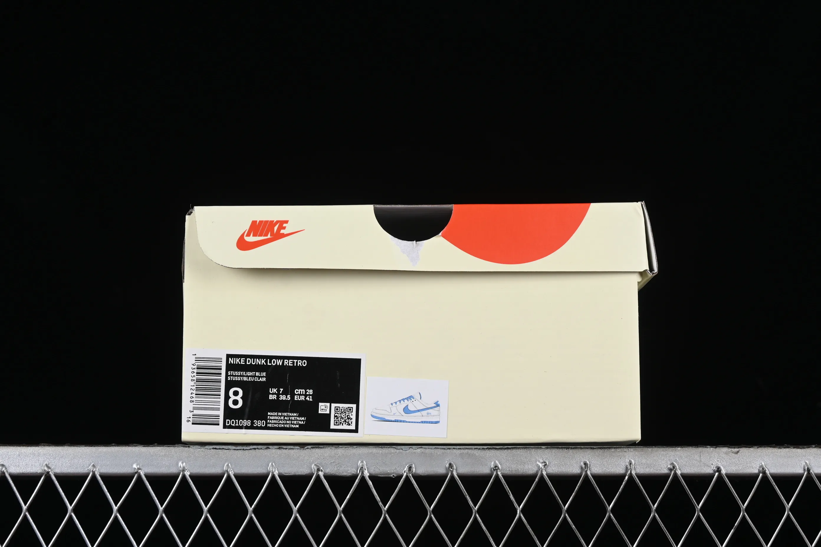 All Categories Nk SB Dunk Series Nk SB Dunk Low Low-top sneakers Stussy x Nk Dunk Low Stussy-Mi white blue hook SB low-top casual sneakers DQ1098-380